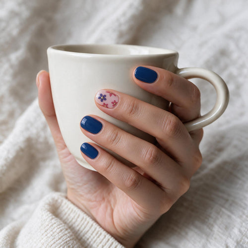 Bluebell Blush gel nail wraps