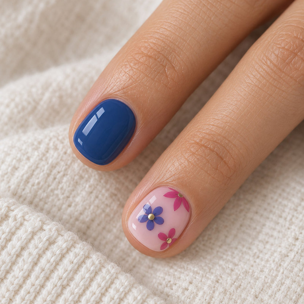 Bluebell Blush gel nail wraps