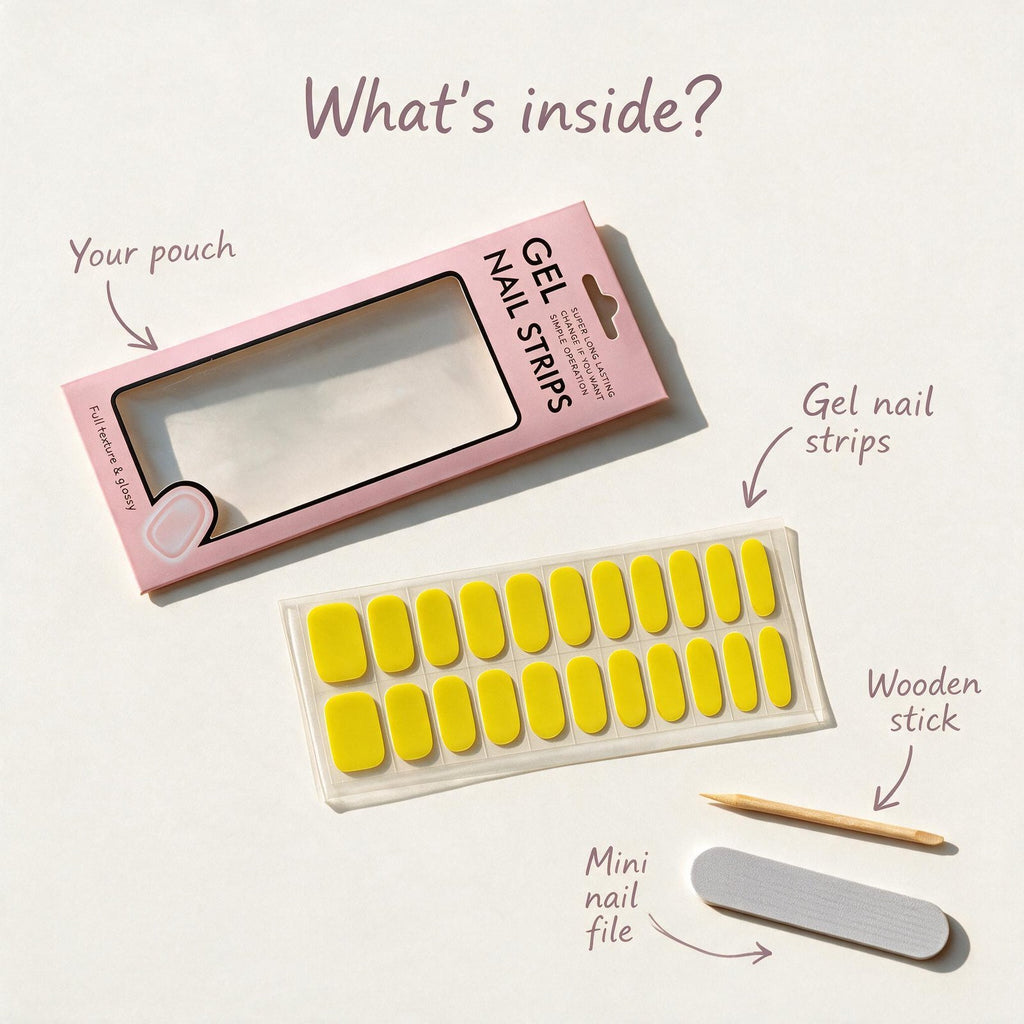 Daffodil Daylight gel nail wraps